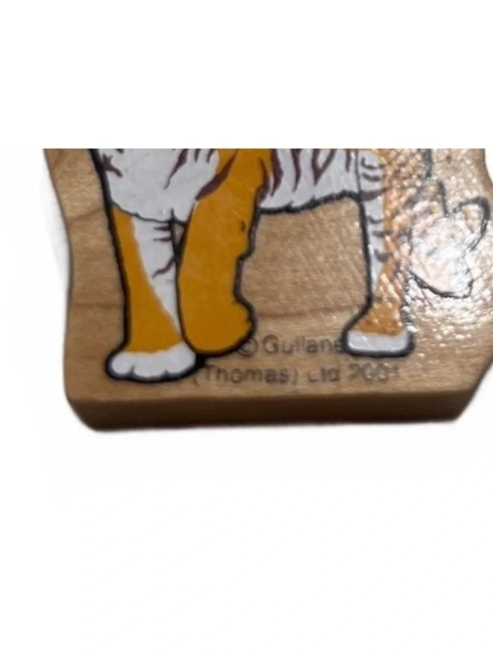 Vintage Sir Topham Hatt Engineer Tiger 3pc Lot Thomas & Friends Wooden Railway